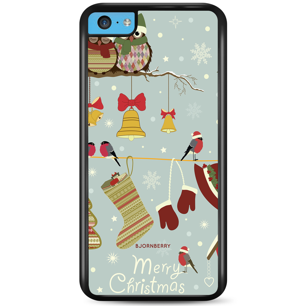 iPhone 5C Case - Christmas Owls