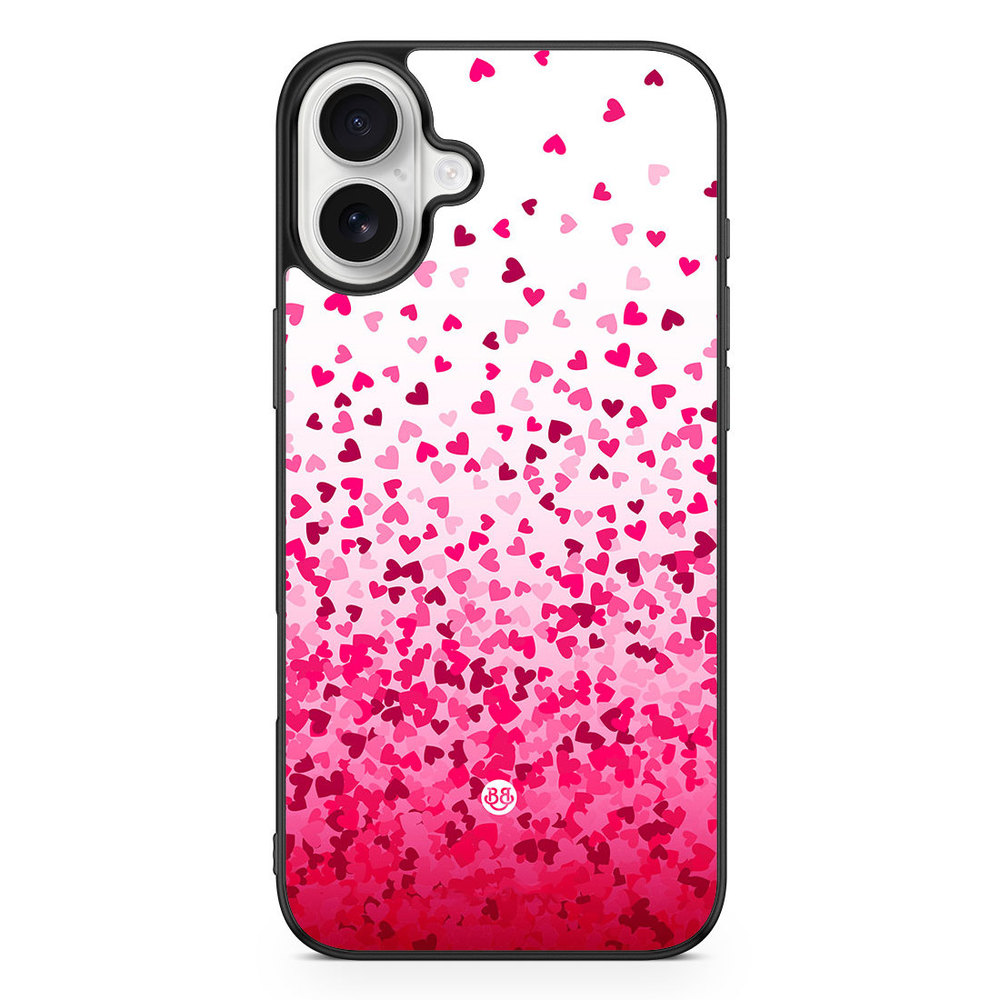 iPhone 16 Plus Case - Heart Confetti