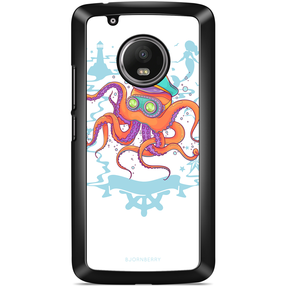 Moto G5 Plus Case - Captain Octopus
