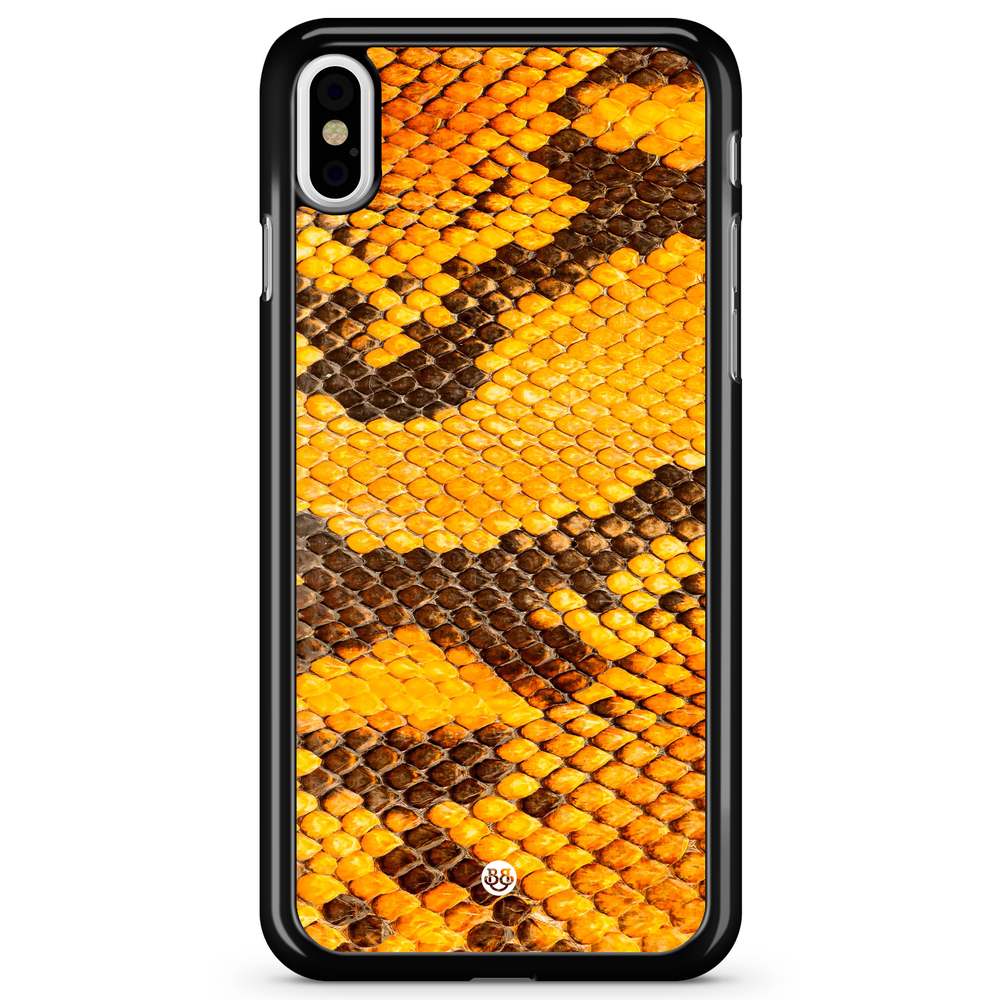 iPhone X / XS Case - Yellow Snake