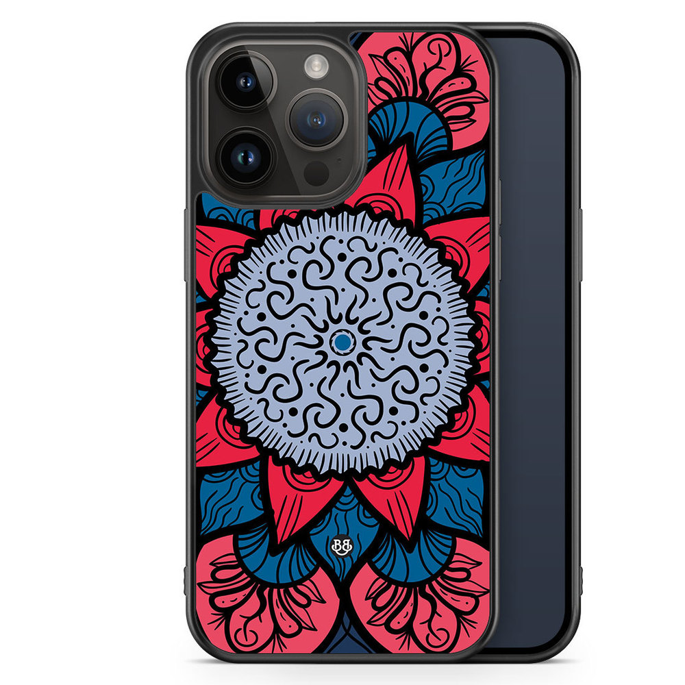 iPhone 14 Pro Max Case - Blue Mandala