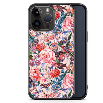 iPhone 14 Pro Max Skal - Fåglar & Blommor