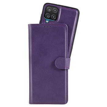 Samsung Galaxy A12 Magnet Wallet Case - Purple