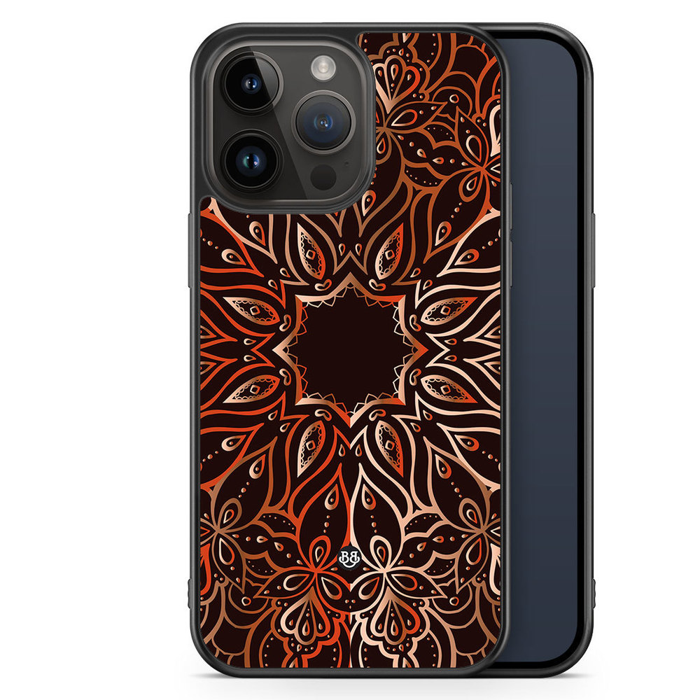 iPhone 14 Pro Max Case - Bronze Mandala
