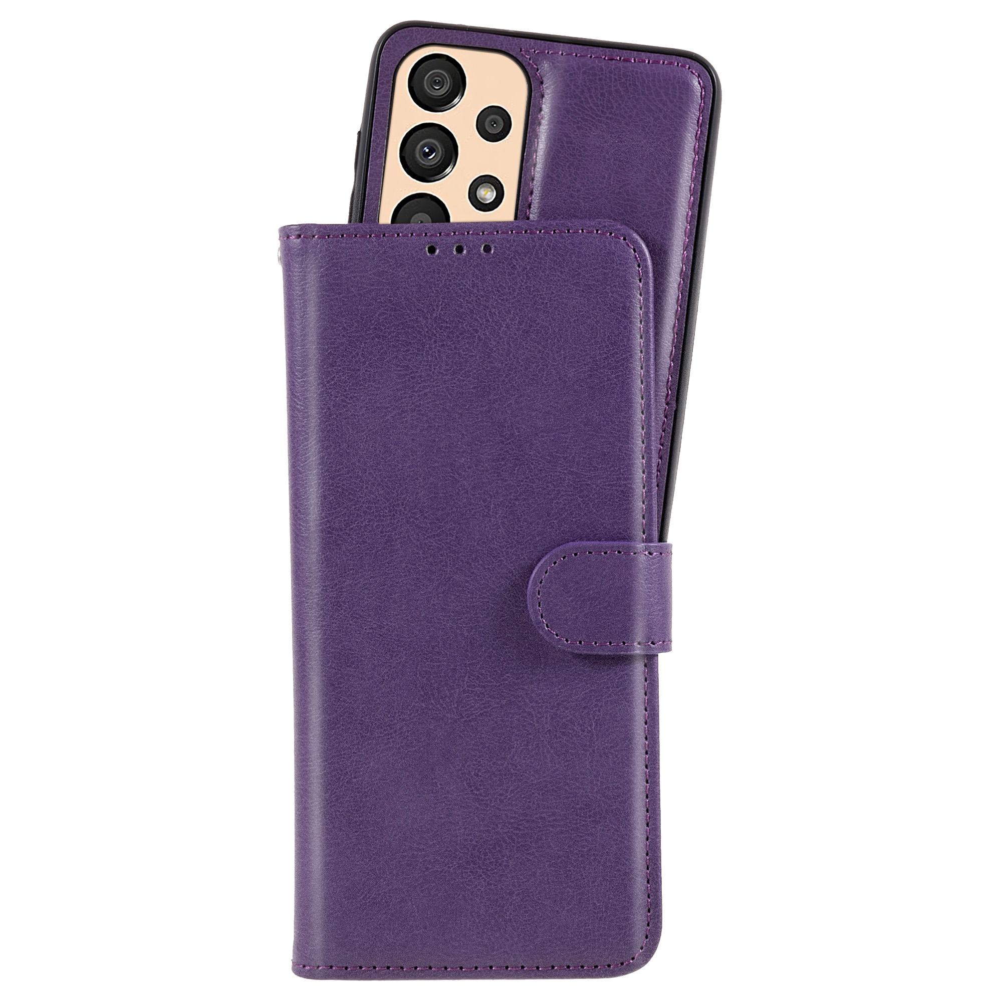 Samsung Galaxy A13 4G Magnet Wallet Case - Purple