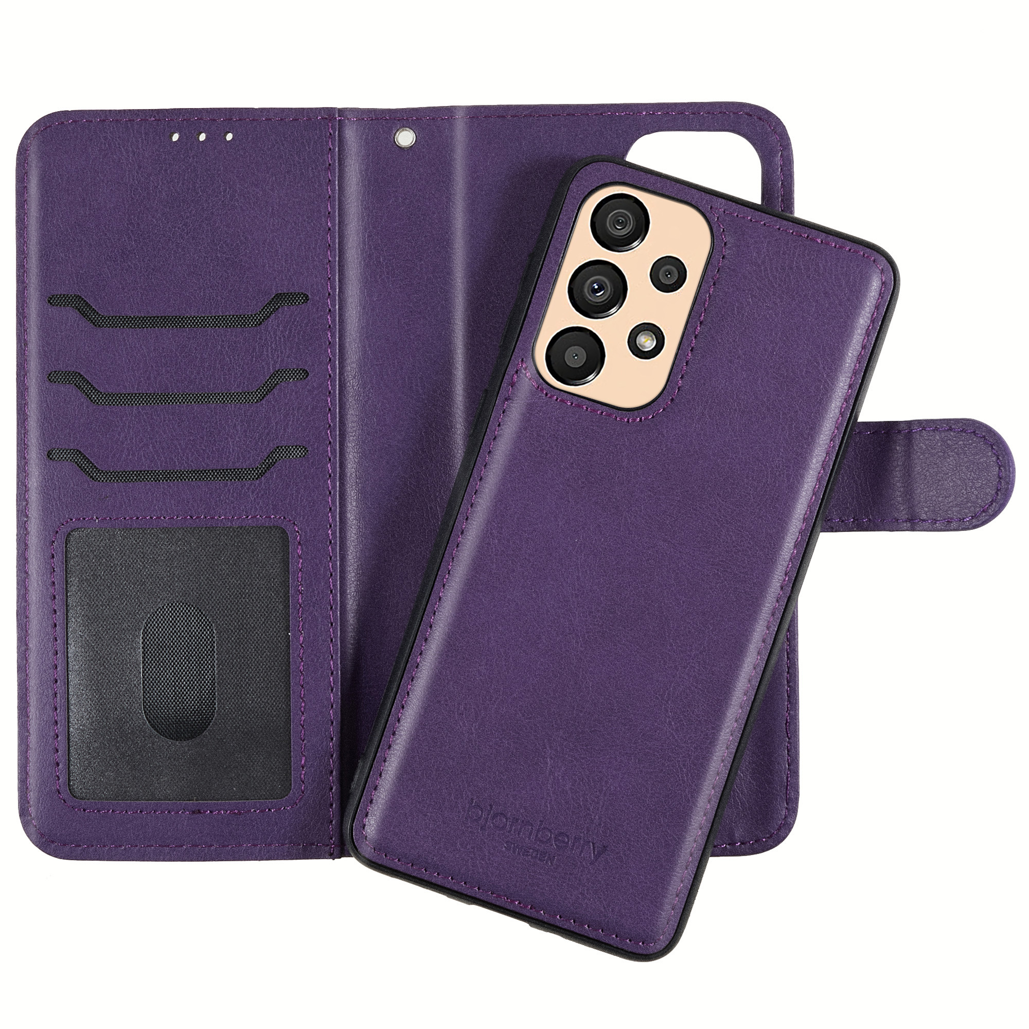 Samsung Galaxy A13 4G Magnet Wallet Case - Purple - 3
