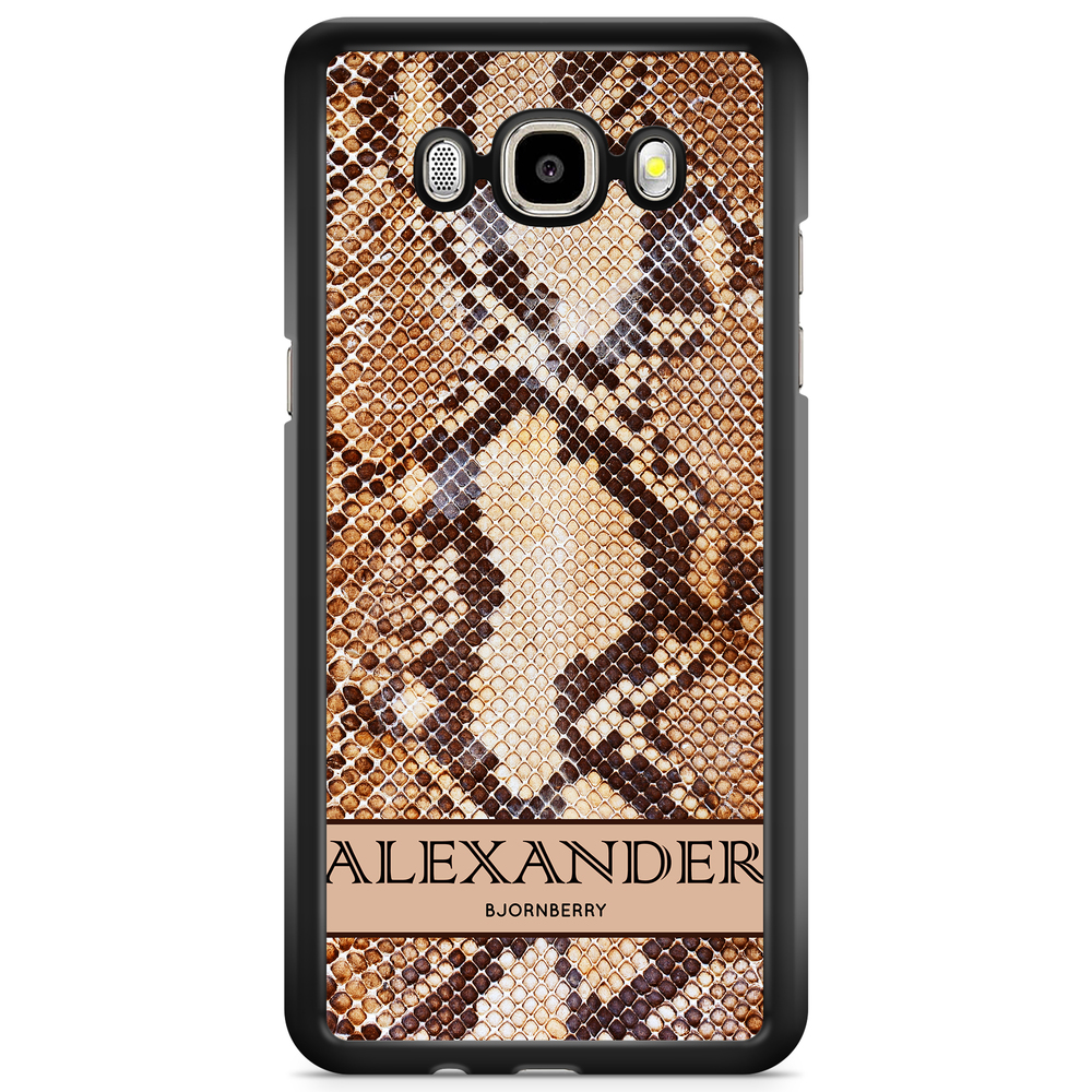 Samsung Galaxy J5 (2015) Case Custom - Brown Snake Name