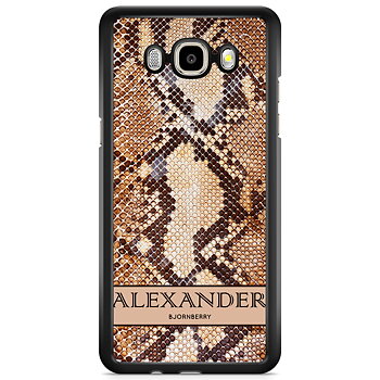 Samsung Galaxy J5 (2015) Skal Custom - Brun Orm Namn