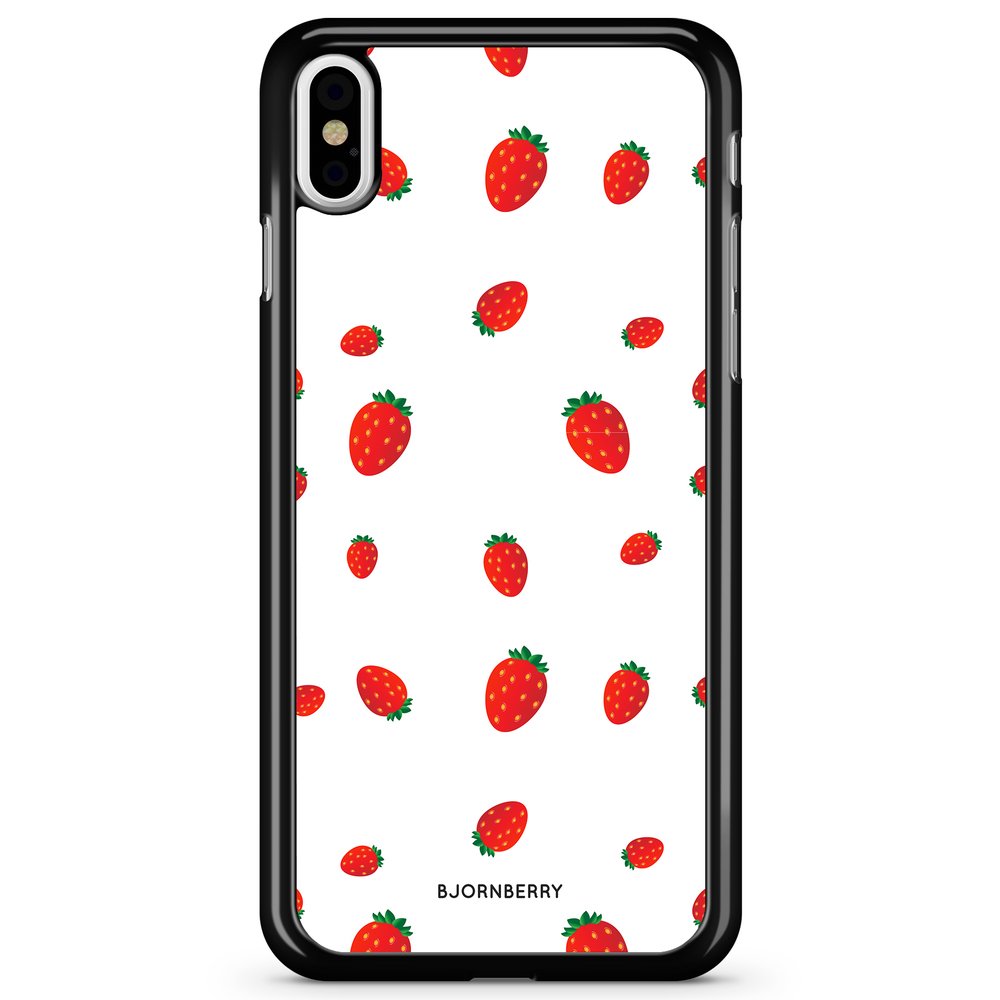 iPhone X / XS Case - Strawberry Pattern