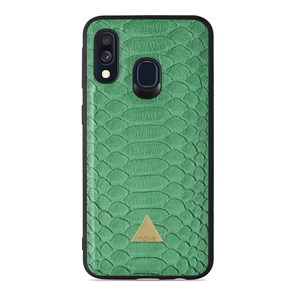 Naive Samsung Galaxy A40 (2019) Case - Mint Snake