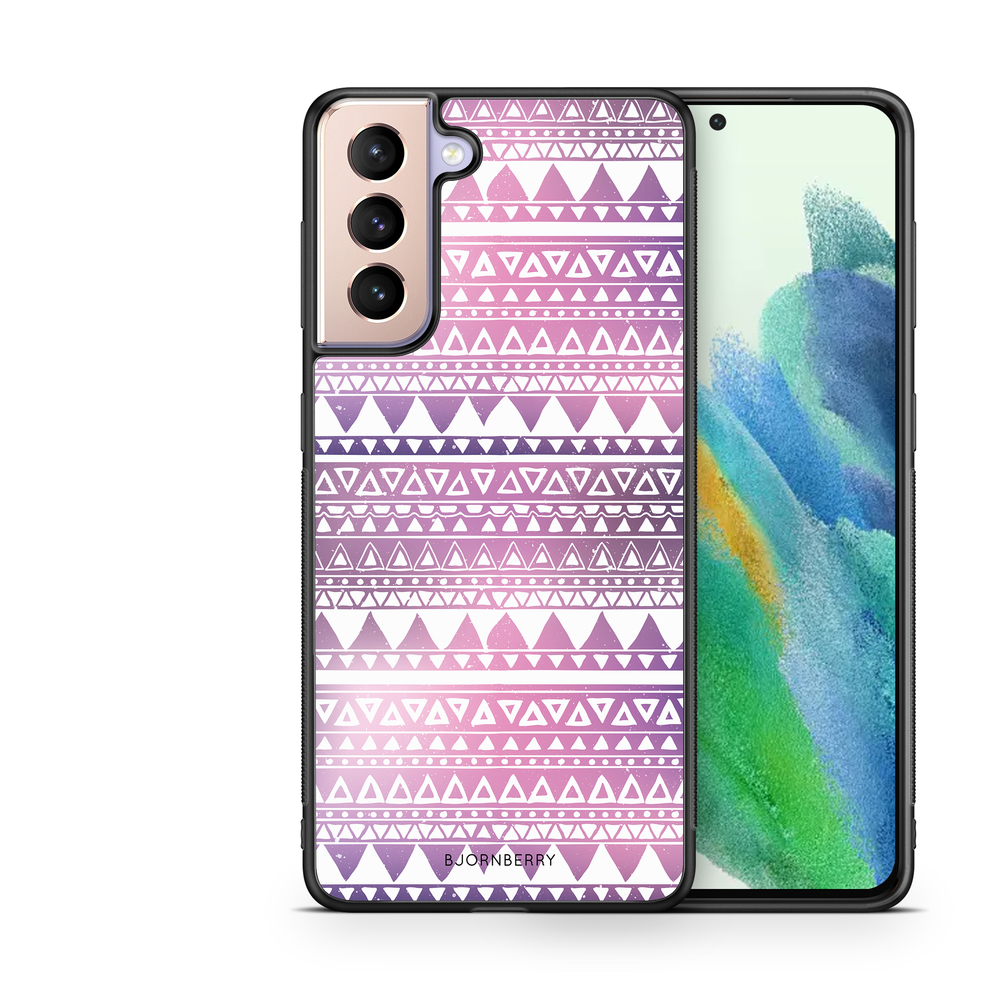 Samsung Galaxy S21 FE 5G Case - Purple Aztec