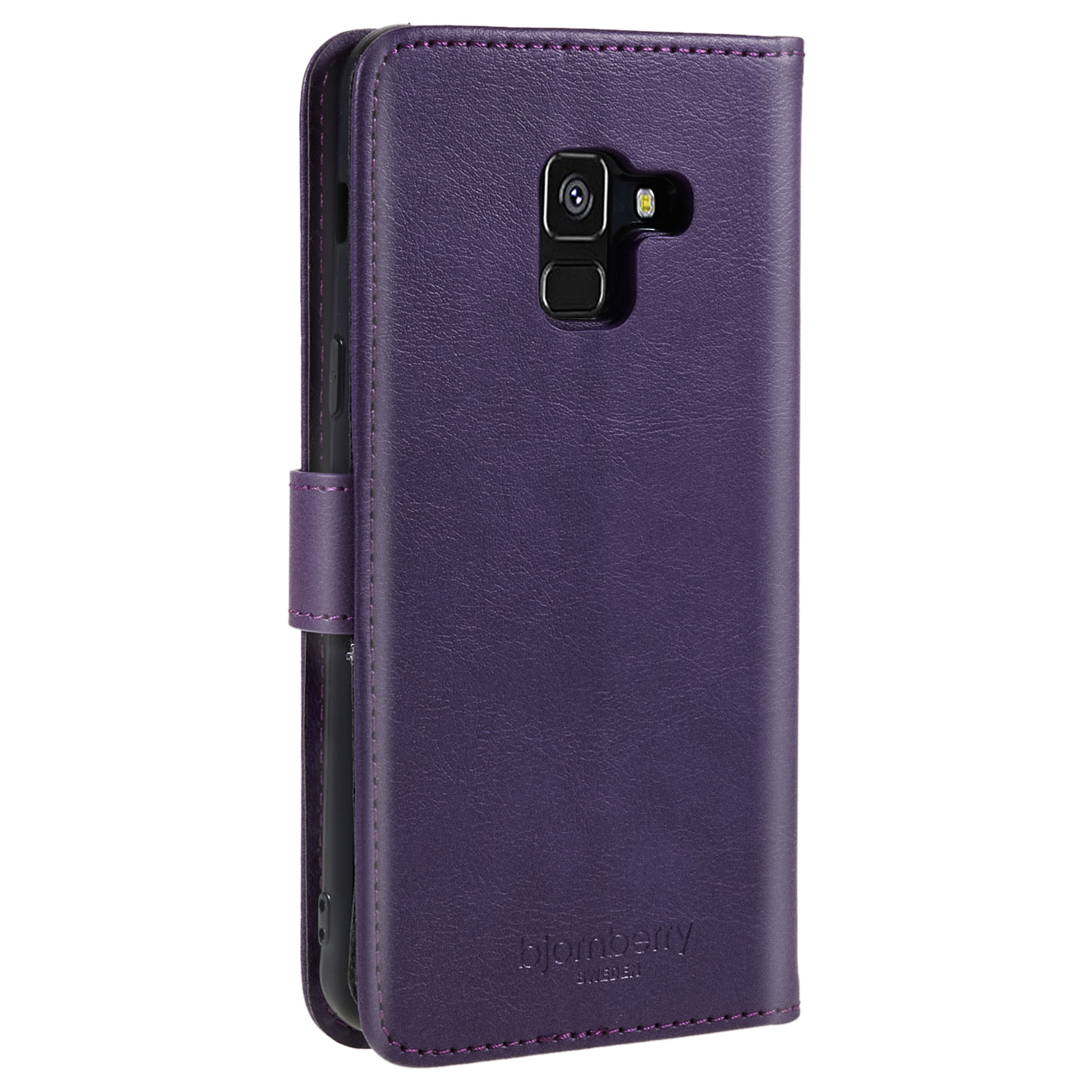 Samsung Galaxy A8 2018 Magnet Wallet Case - Purple - 2