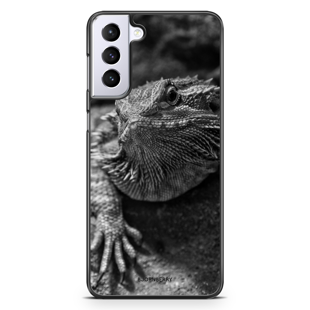 Samsung Galaxy S21 Plus Case - Black/White Lizard