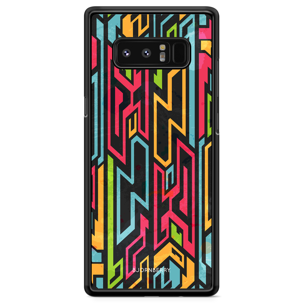 Samsung Galaxy Note 8 Case - Colored Tribal