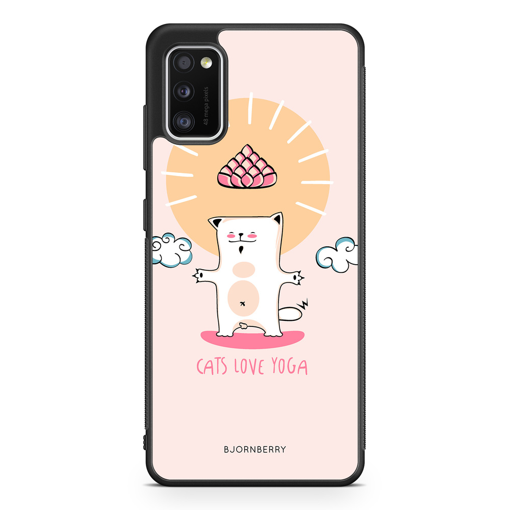 Samsung Galaxy A41 Case - Yoga Cat Nr1