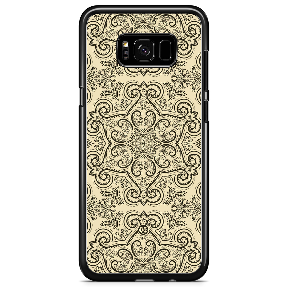Samsung Galaxy S8 Case - Beige Retro Pattern