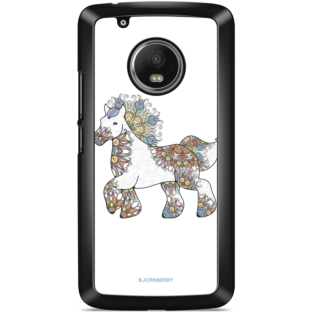 Moto G5 Plus Case - Flower Unicorn