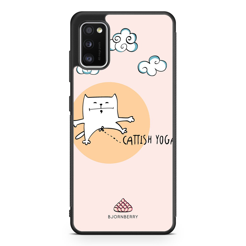 Samsung Galaxy A41 Case - Cattish Yoga
