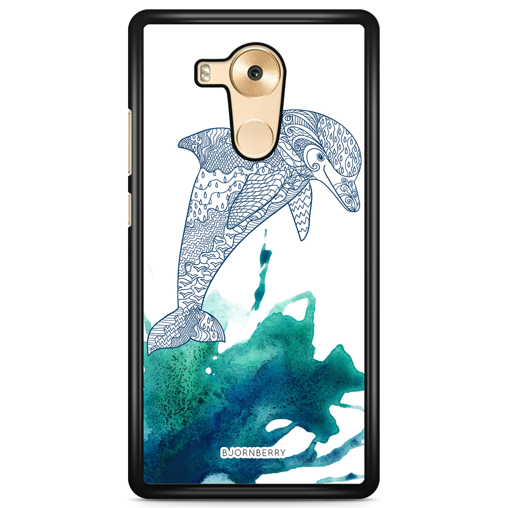 Huawei Mate 9 Pro Case - Mandala Dolphine