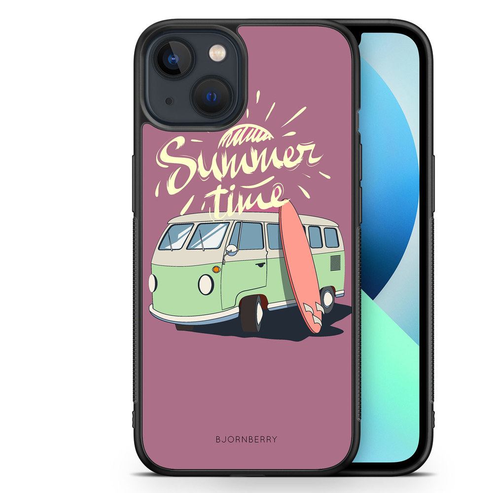 iPhone 13 Mini Case - Summer Van (Pink)