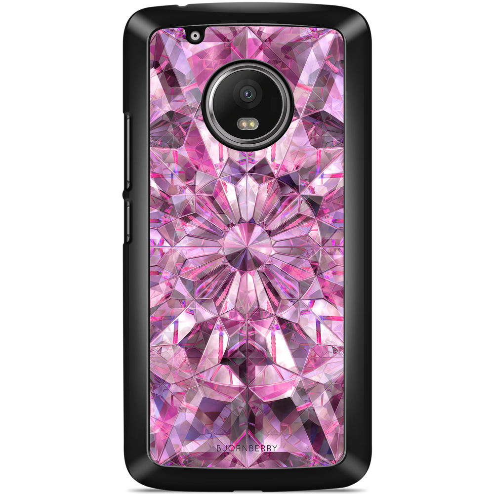 Moto G5 Plus Case - Pink Crystals