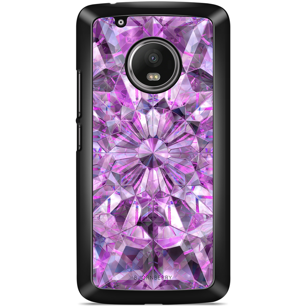 Moto G5 Plus Case - Purple Crystals
