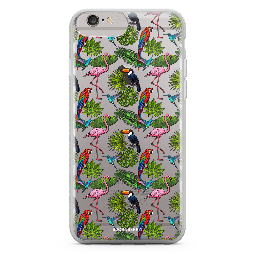 iPhone 6 Plus/6s Plus Fashion Case - Tropical Pattern