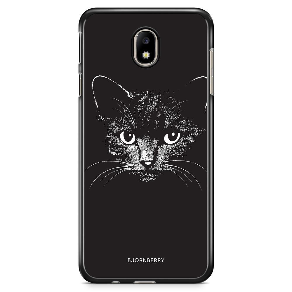 Samsung Galaxy J3 (2017) Case - Black/White Cat