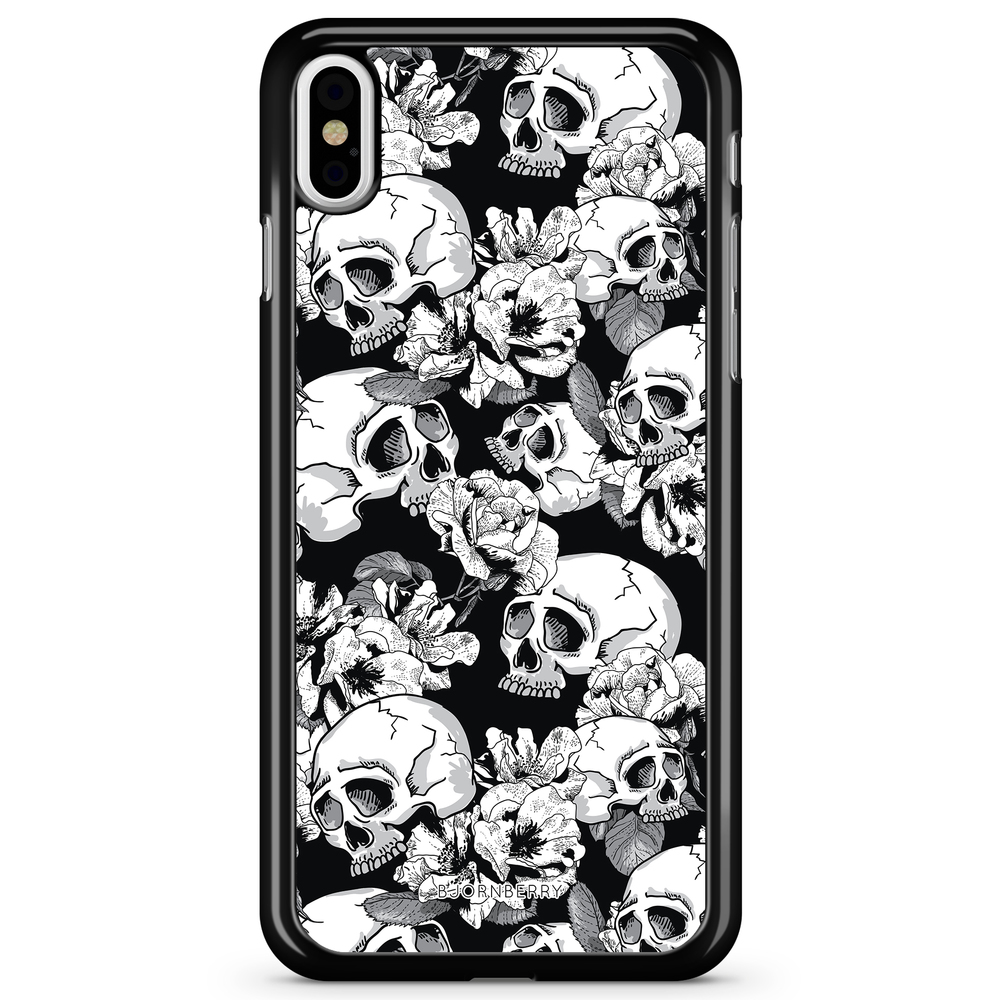 iPhone X / XS Case - Skull & Roses