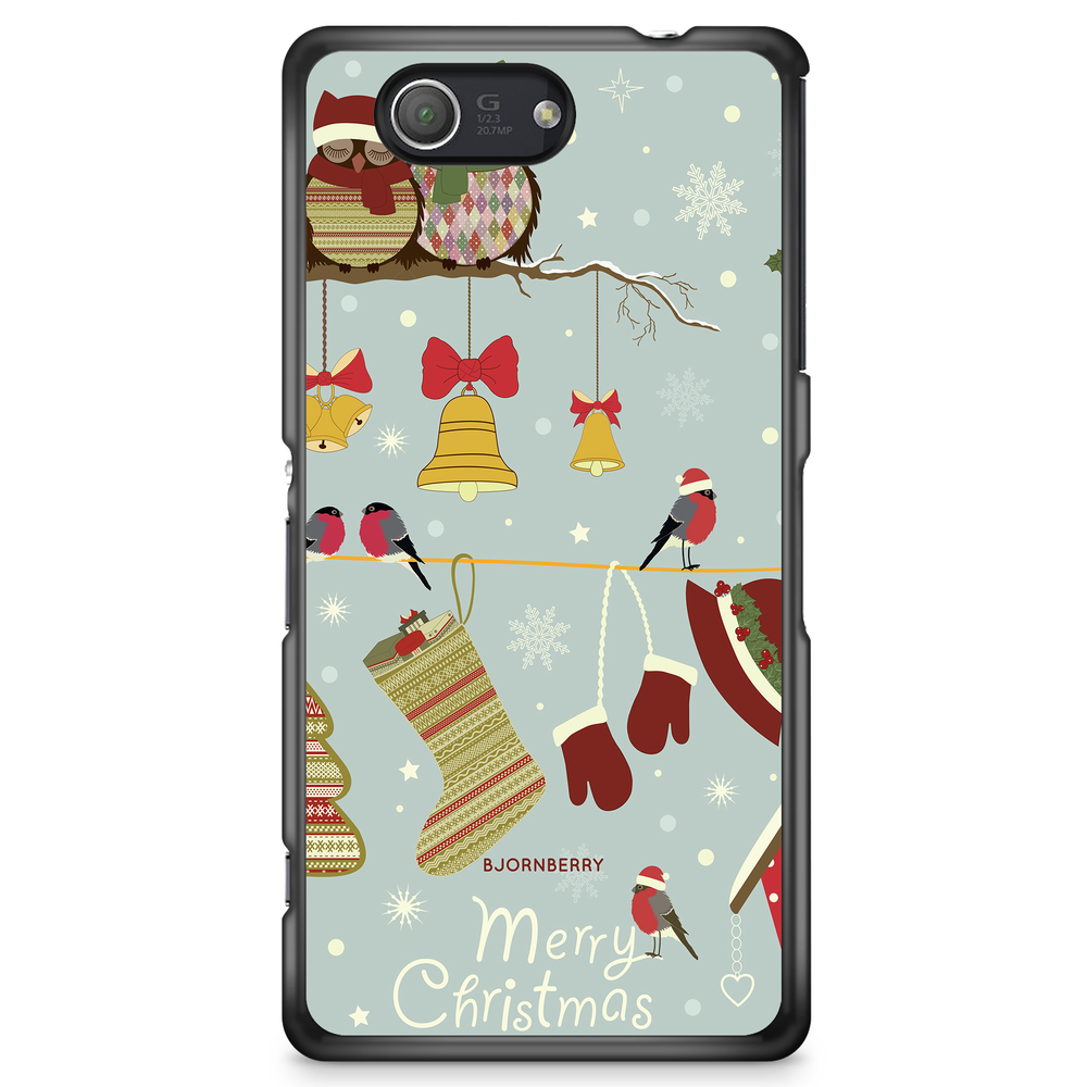 Sony Xperia Z3 Compact Case - Christmas Owls
