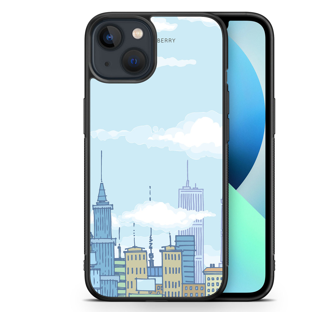 iPhone 13 Mini Case - Cartoon Skyline