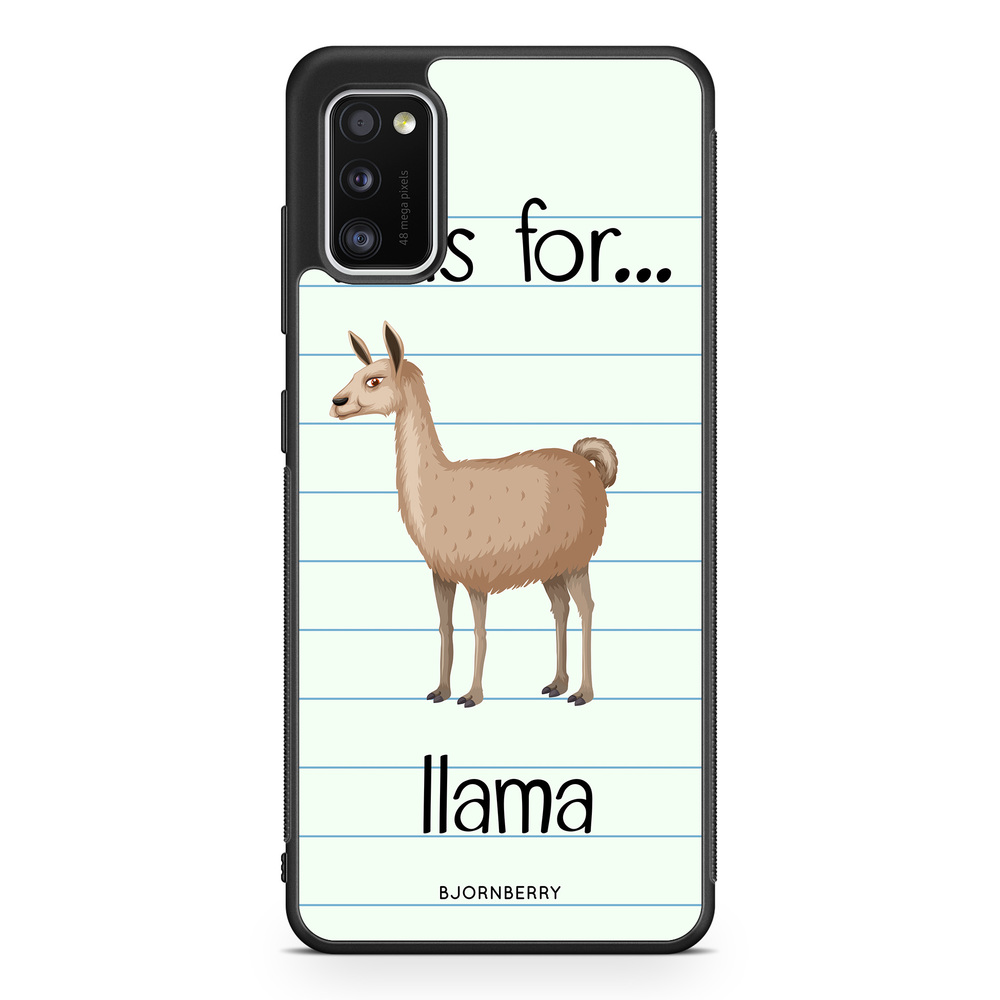 Samsung Galaxy A41 Case - L Is For Llama