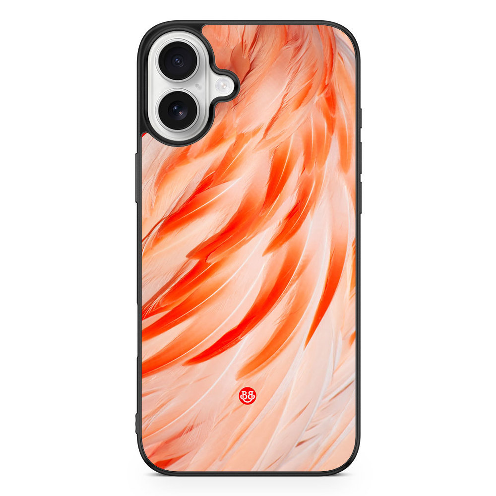 iPhone 16 Plus Case - Flamingo Feathers