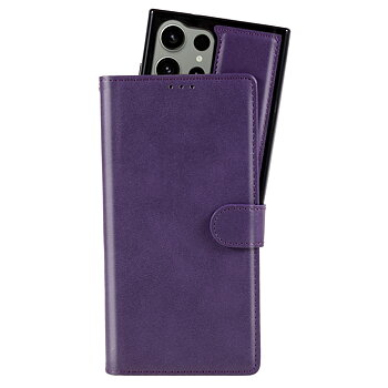 Samsung Galaxy S23 Ultra 5G Magnet Wallet Case - Purple