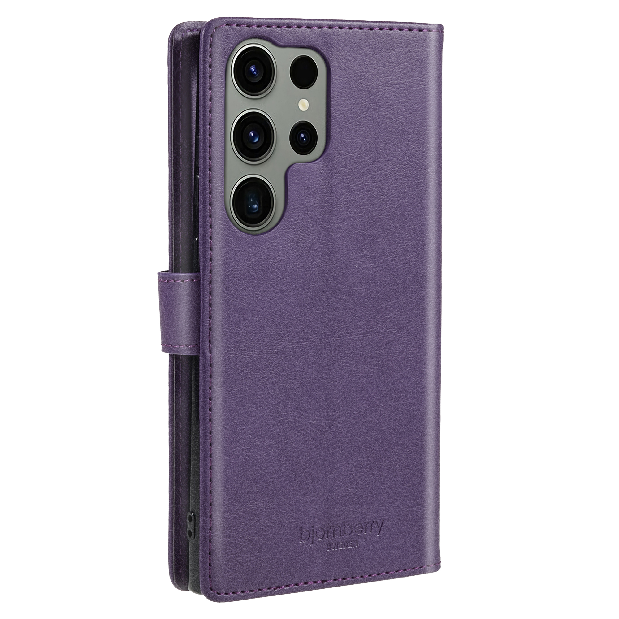 Samsung Galaxy S23 Ultra 5G Magnet Wallet Case - Purple - 2