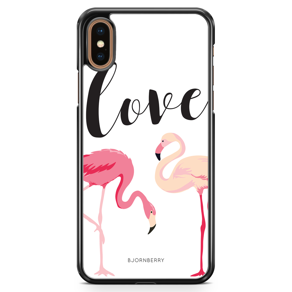 iPhone XS Max Case - Love Flamingo
