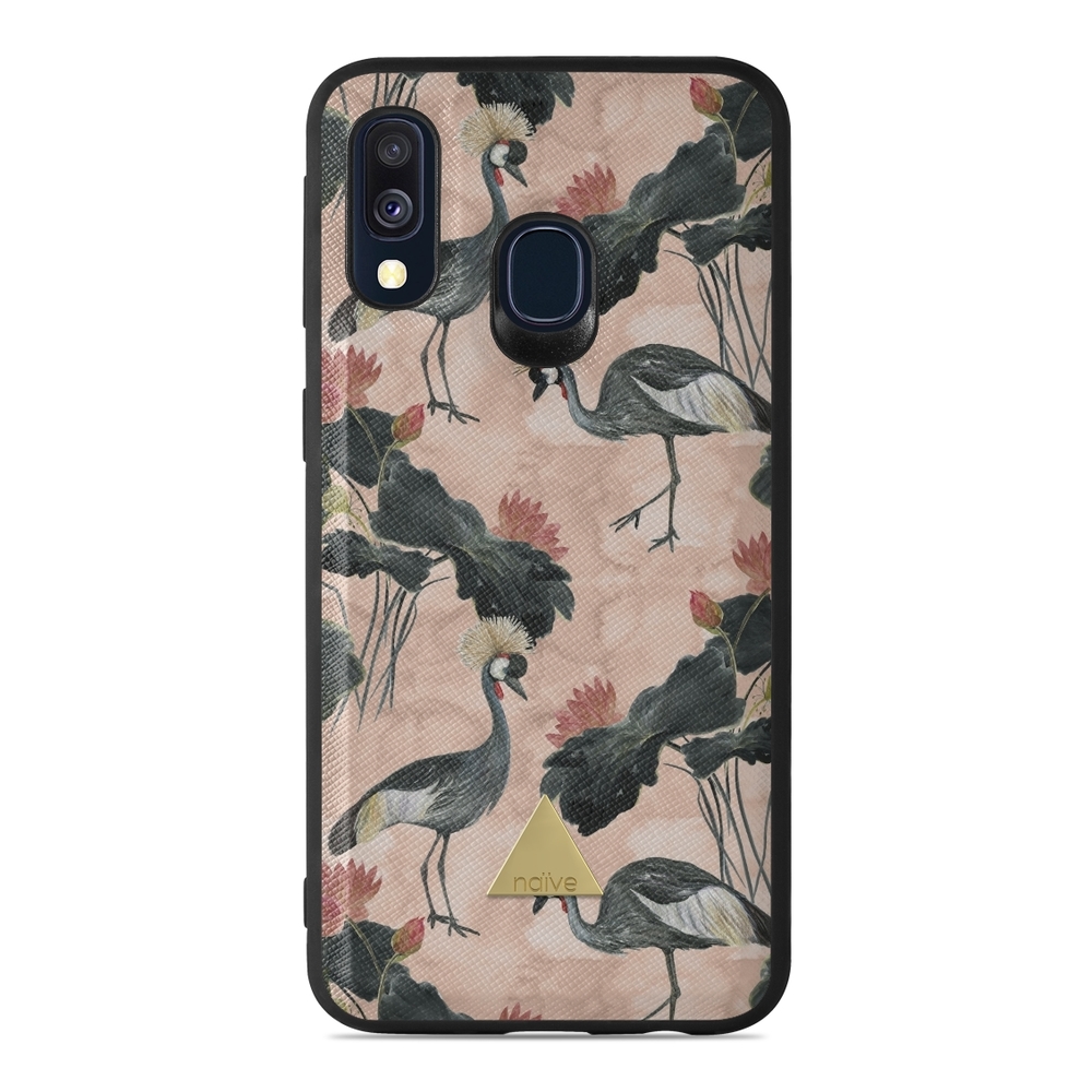 Naive Samsung Galaxy A40 (2019) Case - Crowned Bird
