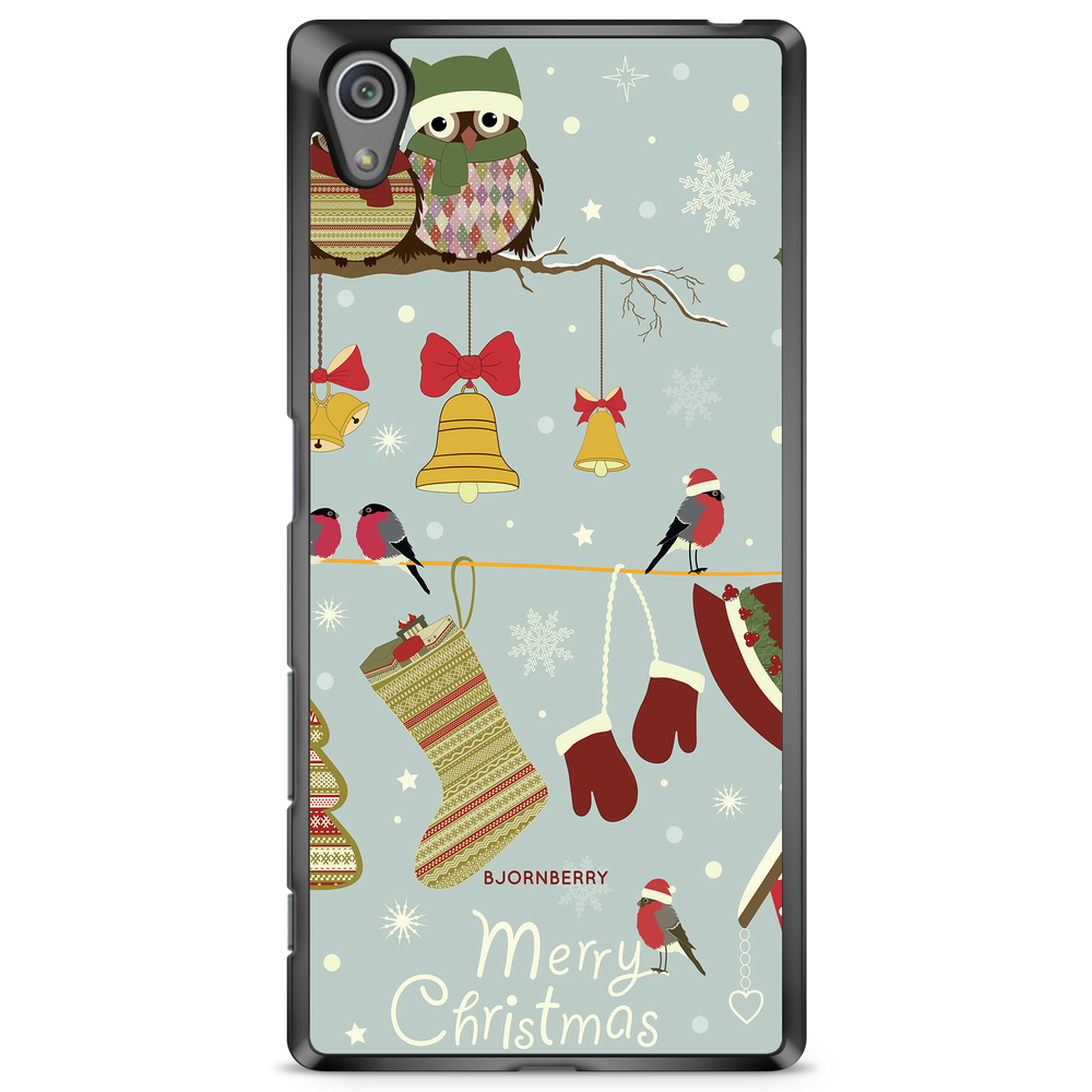 Sony Xperia Z5 Premium Case - Christmas Owls