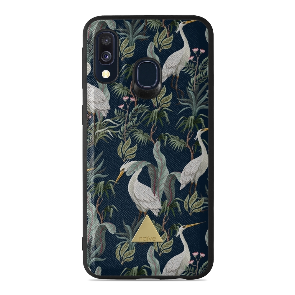 Naive Samsung Galaxy A40 (2019) Case - Royal Bird
