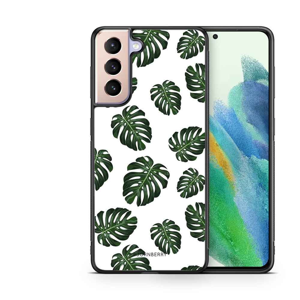 Samsung Galaxy S21 FE 5G Case - Monstera Pattern