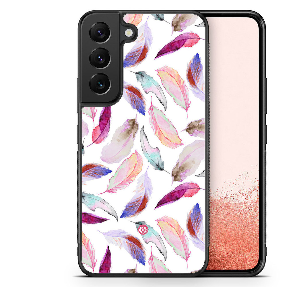 Samsung Galaxy S23 Plus 5G Case - Watercolor Feathers