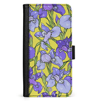 Samsung Galaxy A35 Wallet Case - Iris Flowers