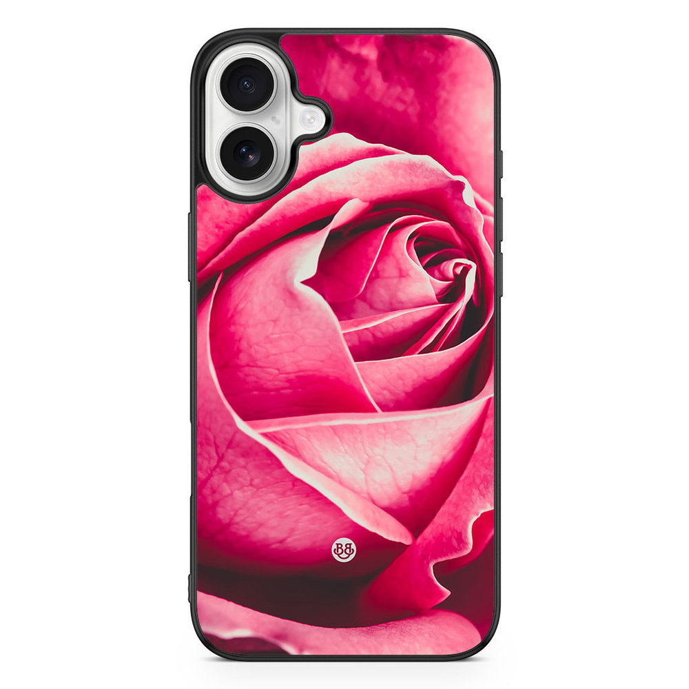 iPhone 16 Plus Case - Pink Rose