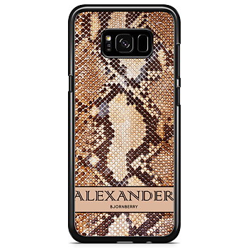 Samsung Galaxy S8 Plus Case Custom - Brown Snake Name