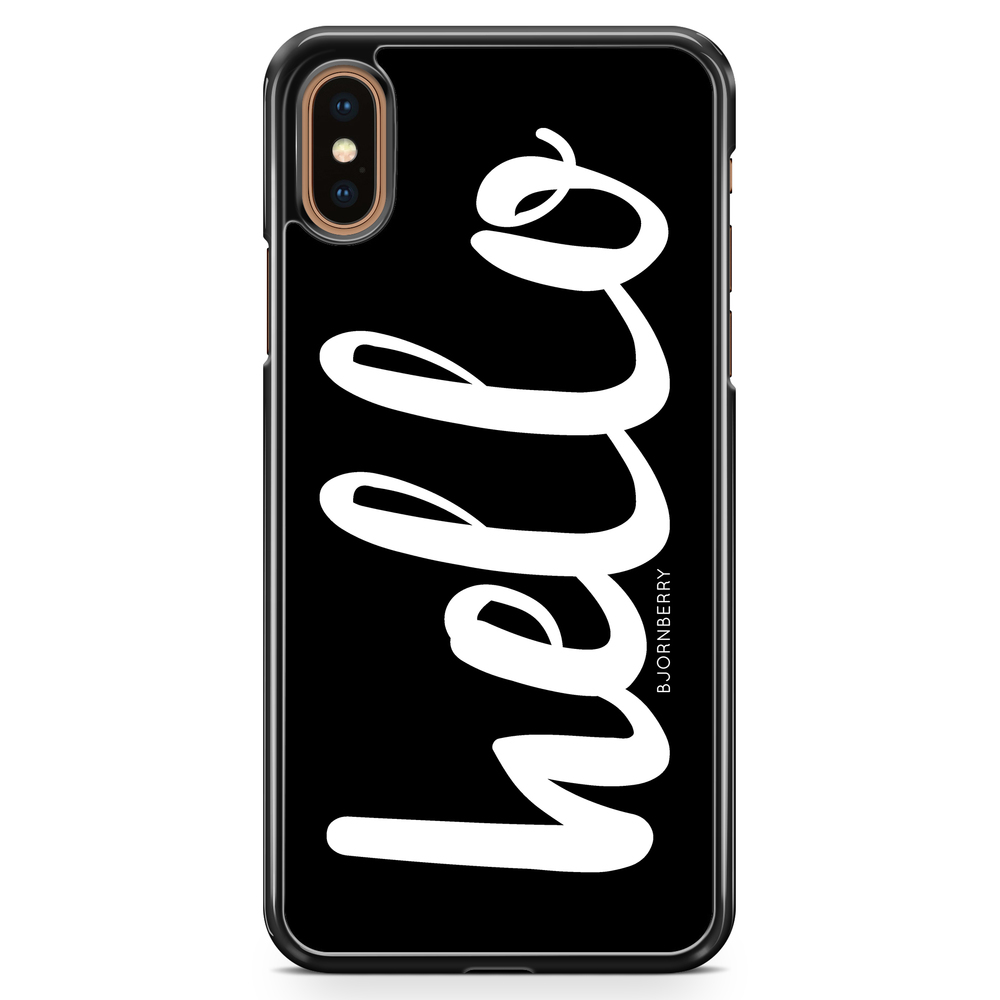 iPhone XS Max Case - Hello White