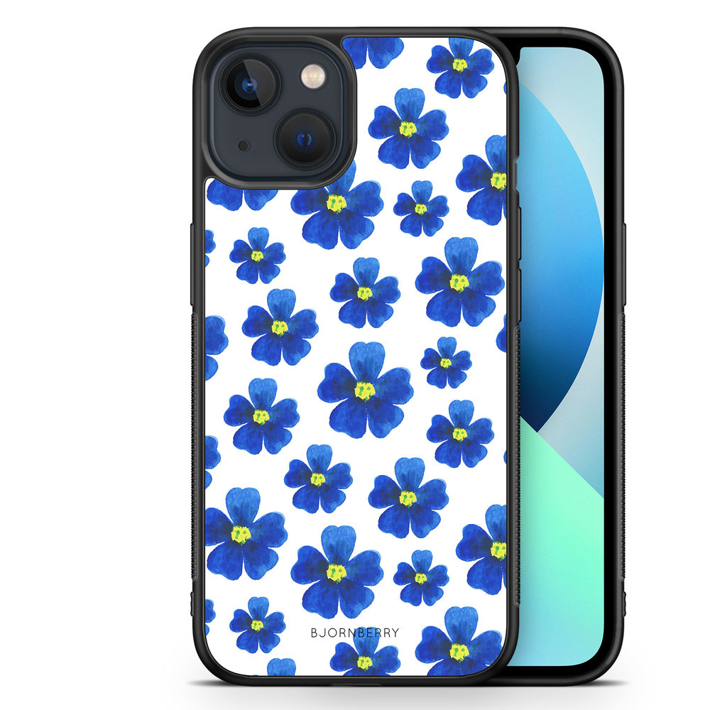 iPhone 13 Mini Case - Blue Flowers