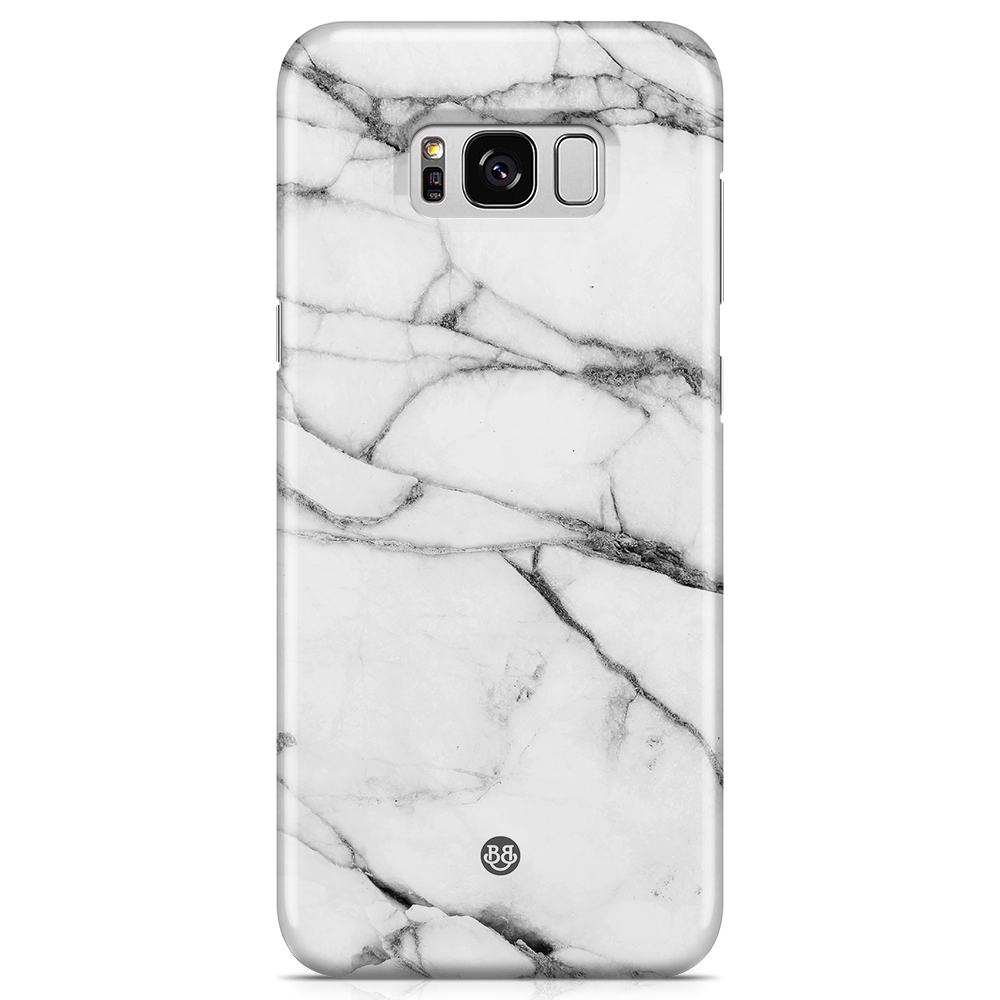 Samsung Galaxy S8 Plus Premium Case - White Marble