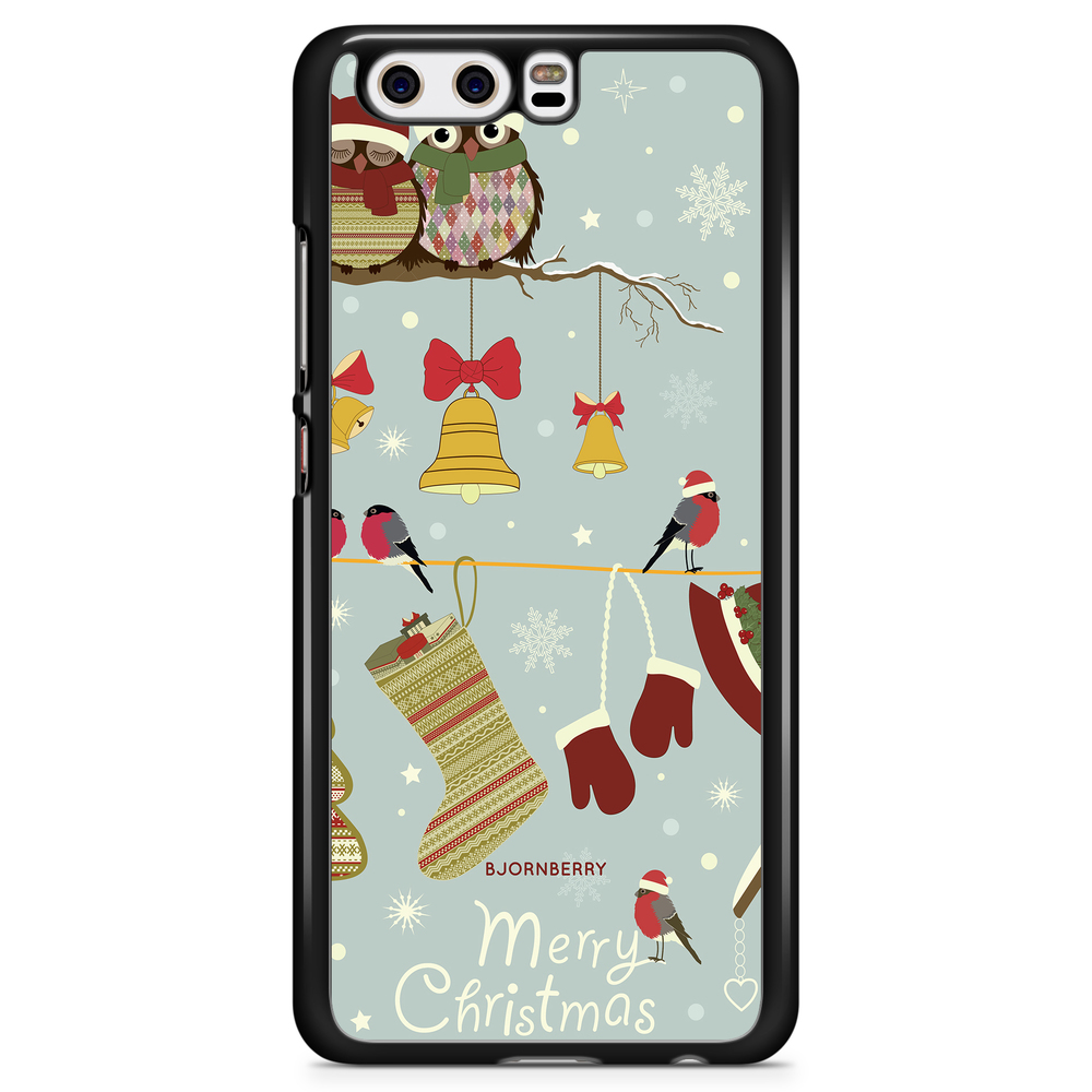 Huawei P10 Plus Case - Christmas Owls