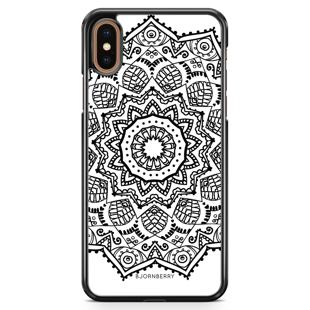 iPhone XS Max Case - Black Mandala