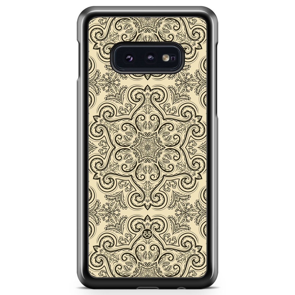 Samsung Galaxy S10e Case - Beige Retro Pattern